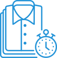 Same-day laundry service, six days a week